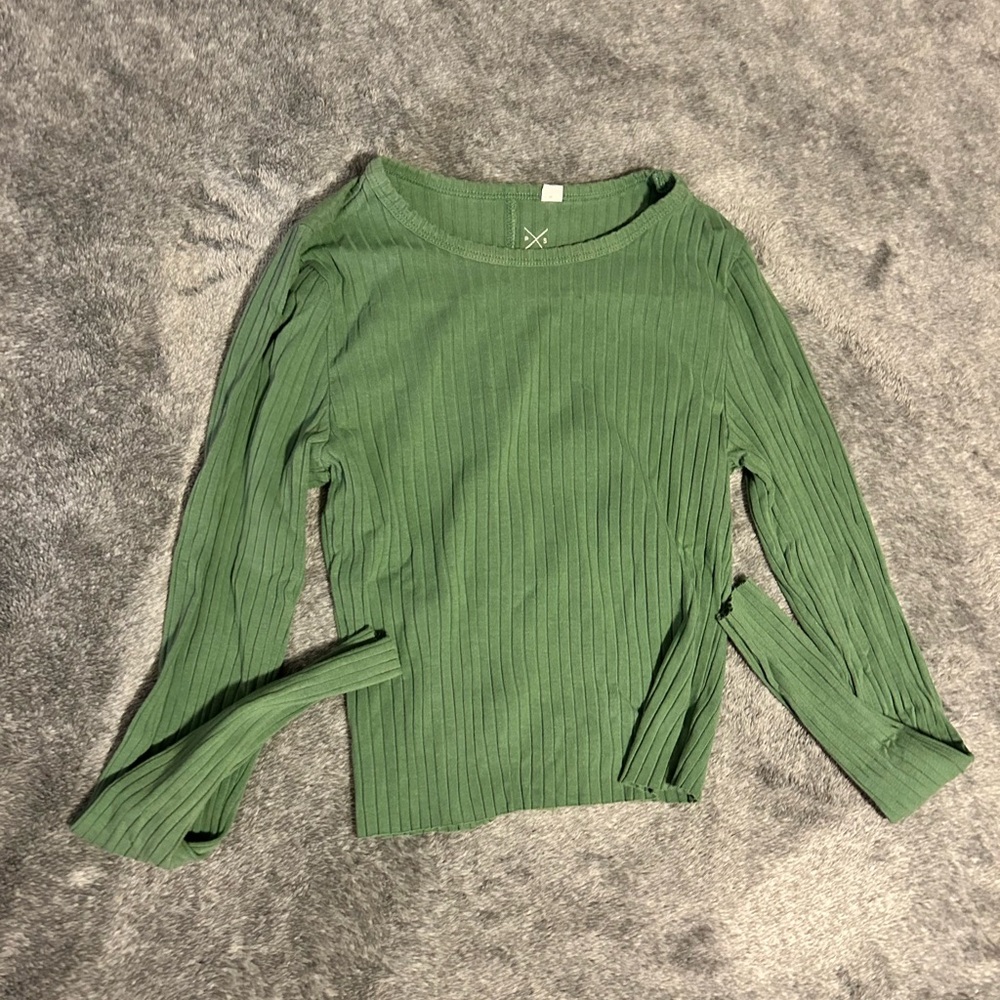 green pacsun long sleeve tshirt size medium